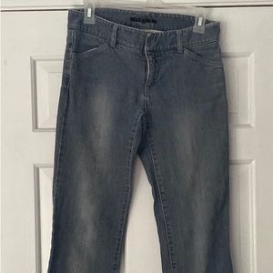 Theory low rise, boot cut jeans
